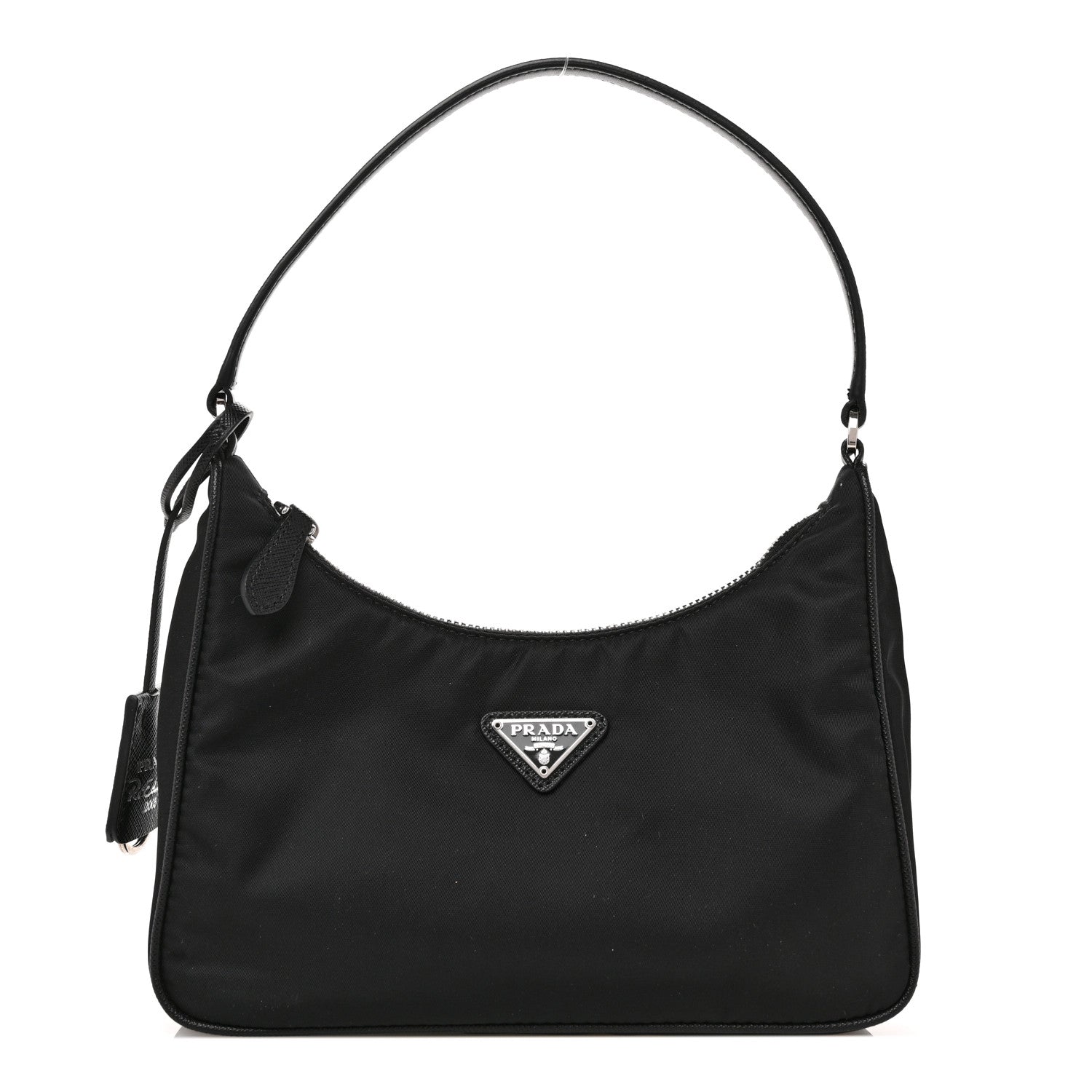 Prada Tessuto Nylon Saffiano Mini Re-Edition 2005 Bag Black 1 of 10