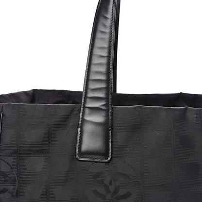 Chanel Nylon Large Travel Tote Black 11 of 12