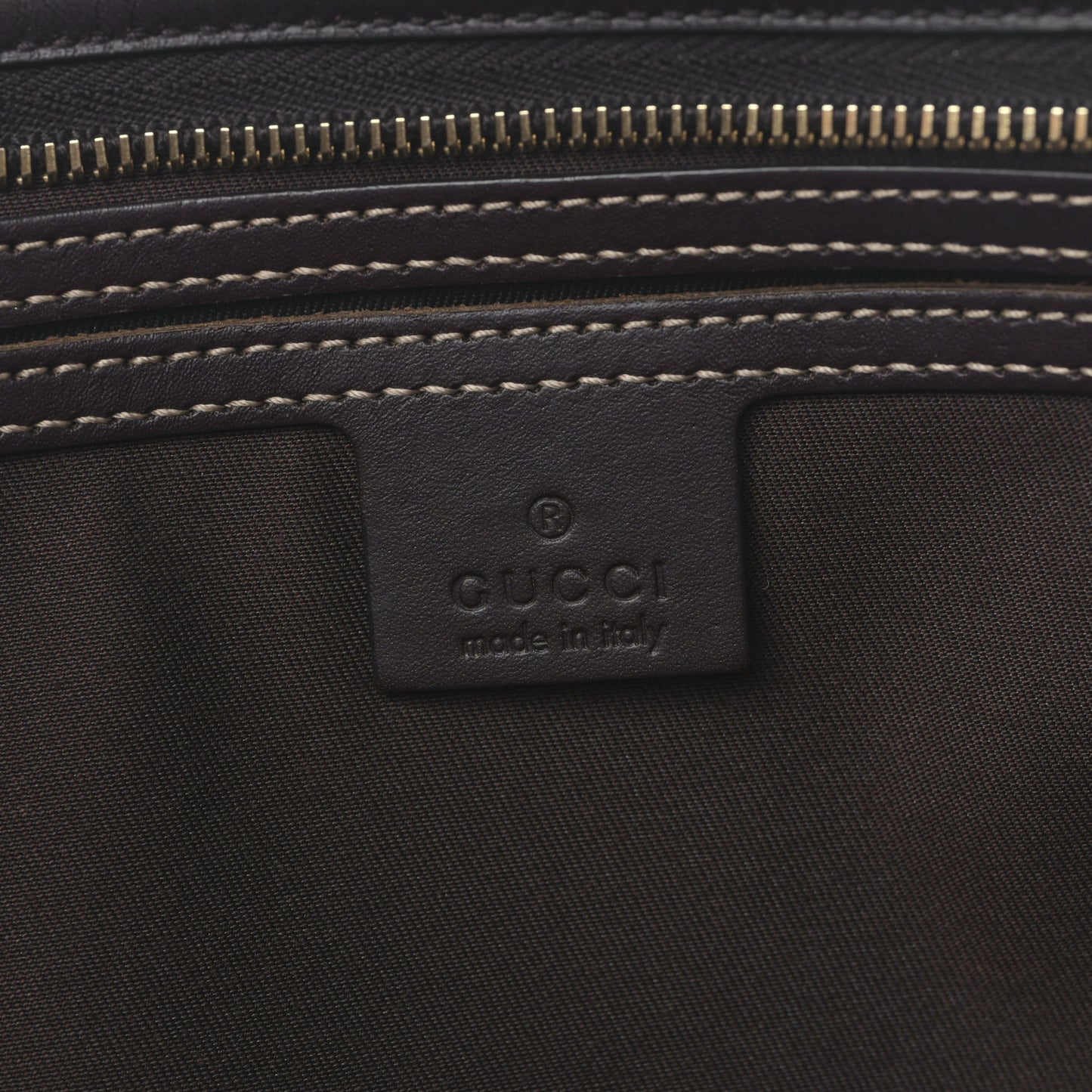 GG Plus Monogram Medium Joy Tote Dark Brown