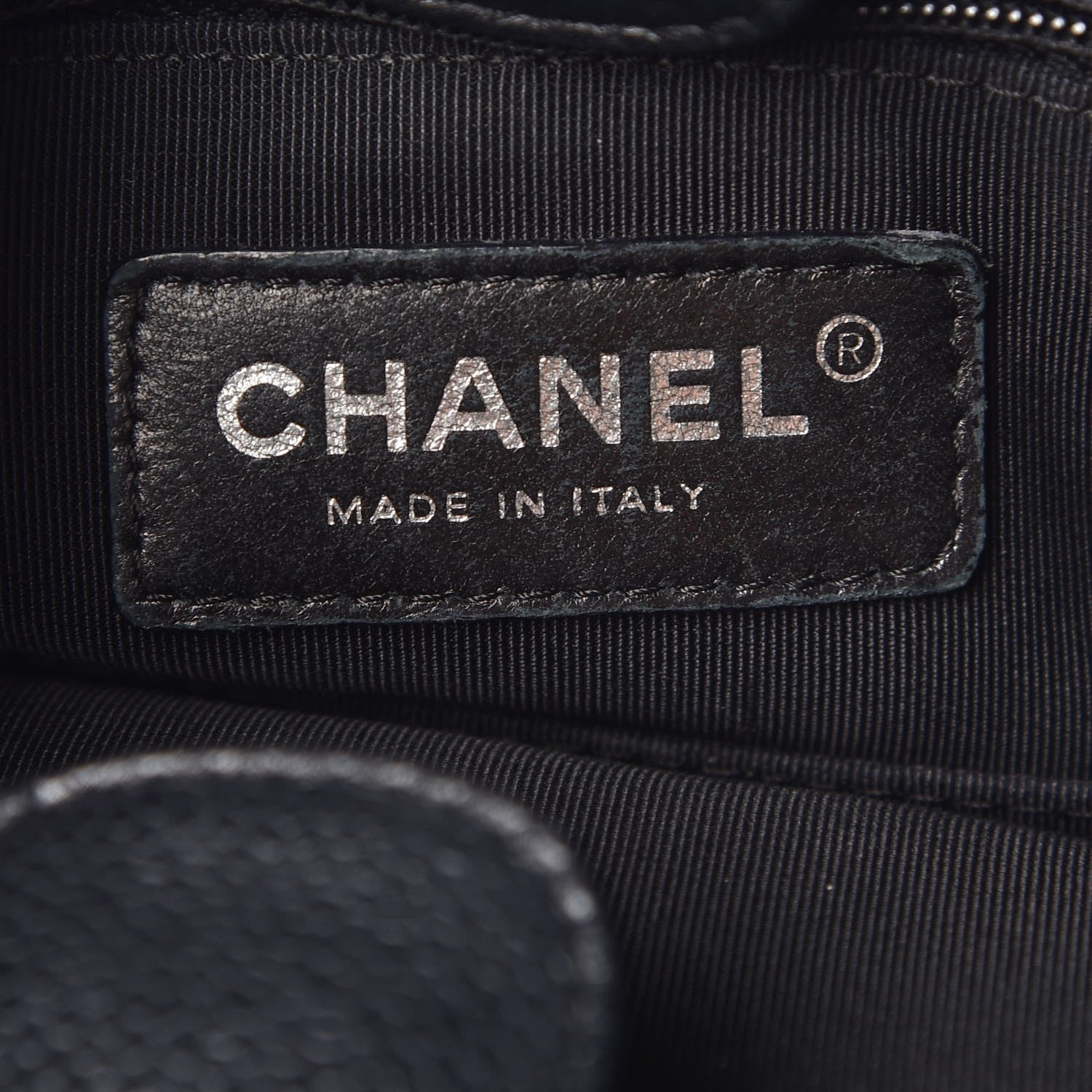 Chanel Caviar Quilted Petit Shopping Tote PST Black 6 of 7