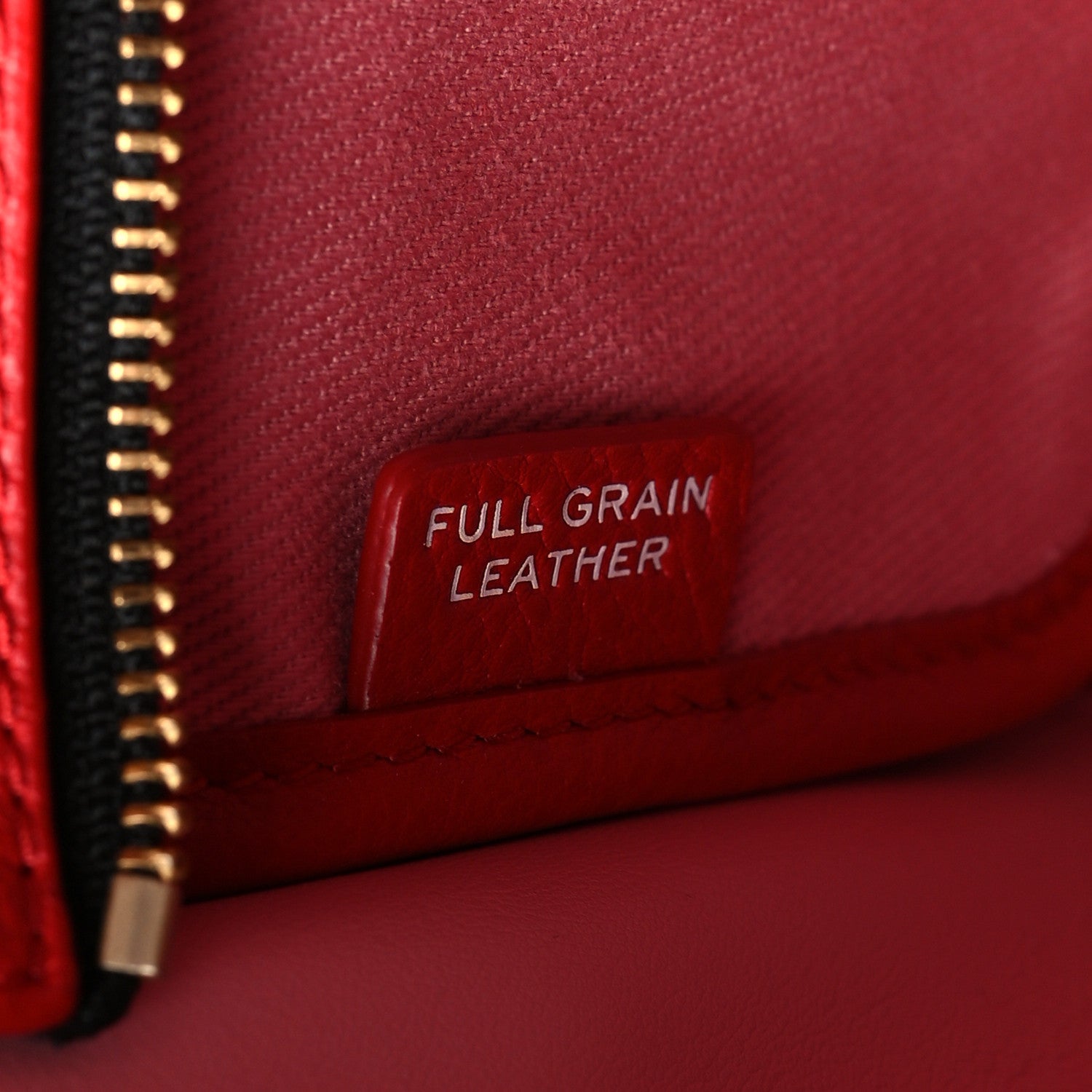 Marc Jacobs Grained Calfskin Small The Tote Bag True Red 7 of 9
