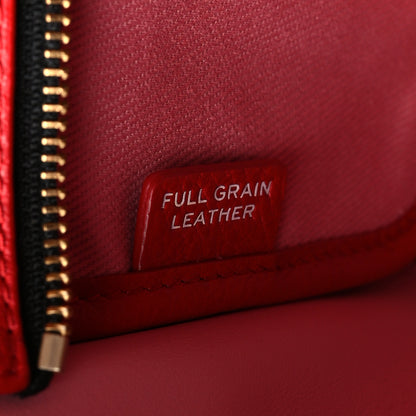 Marc Jacobs Grained Calfskin Small The Tote Bag True Red 7 of 9
