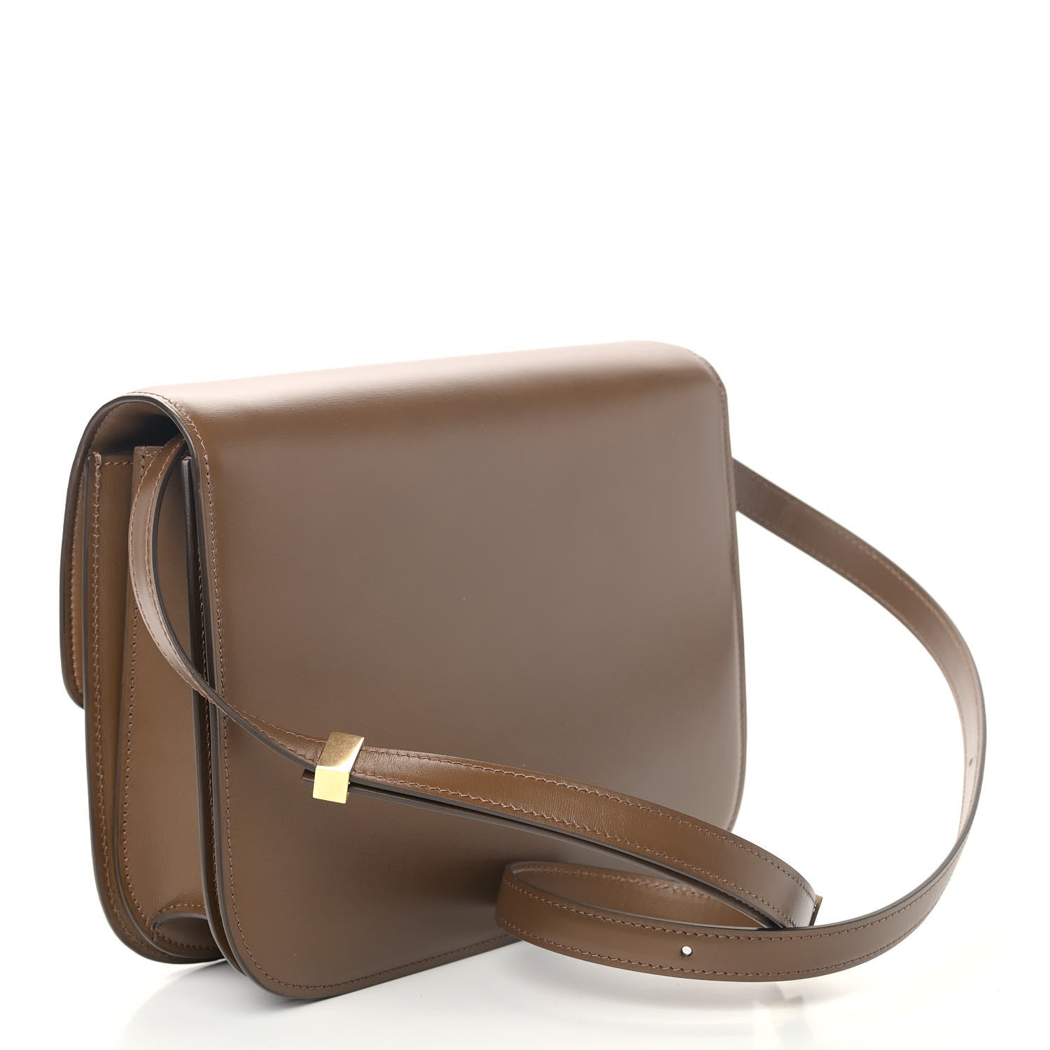 Celine Box Calfskin Medium Classic Box Flap Bag Camel 2 of 4