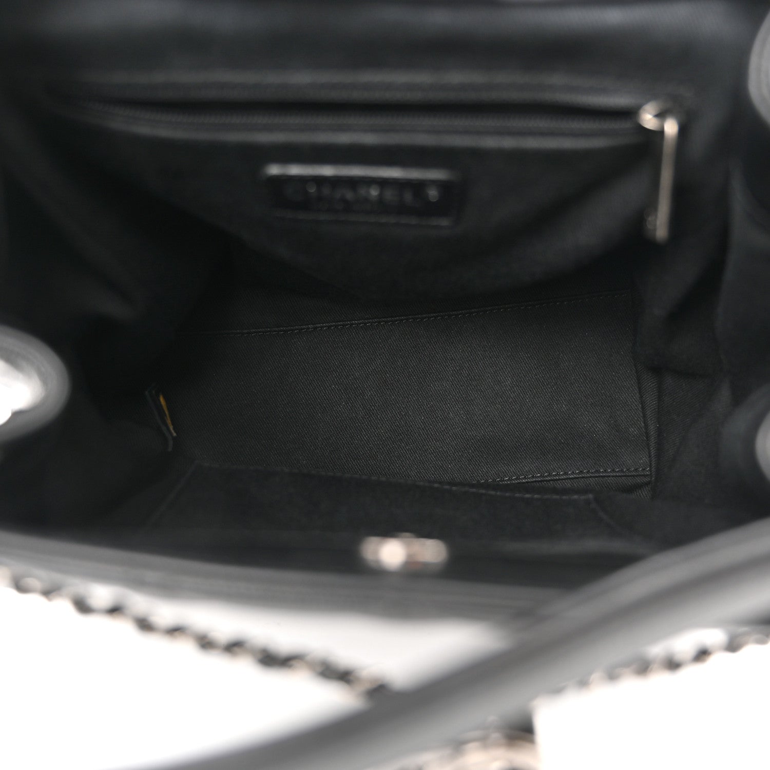 Chanel Caviar Quilted Medium CC Bucket Bag Black 5 of 11