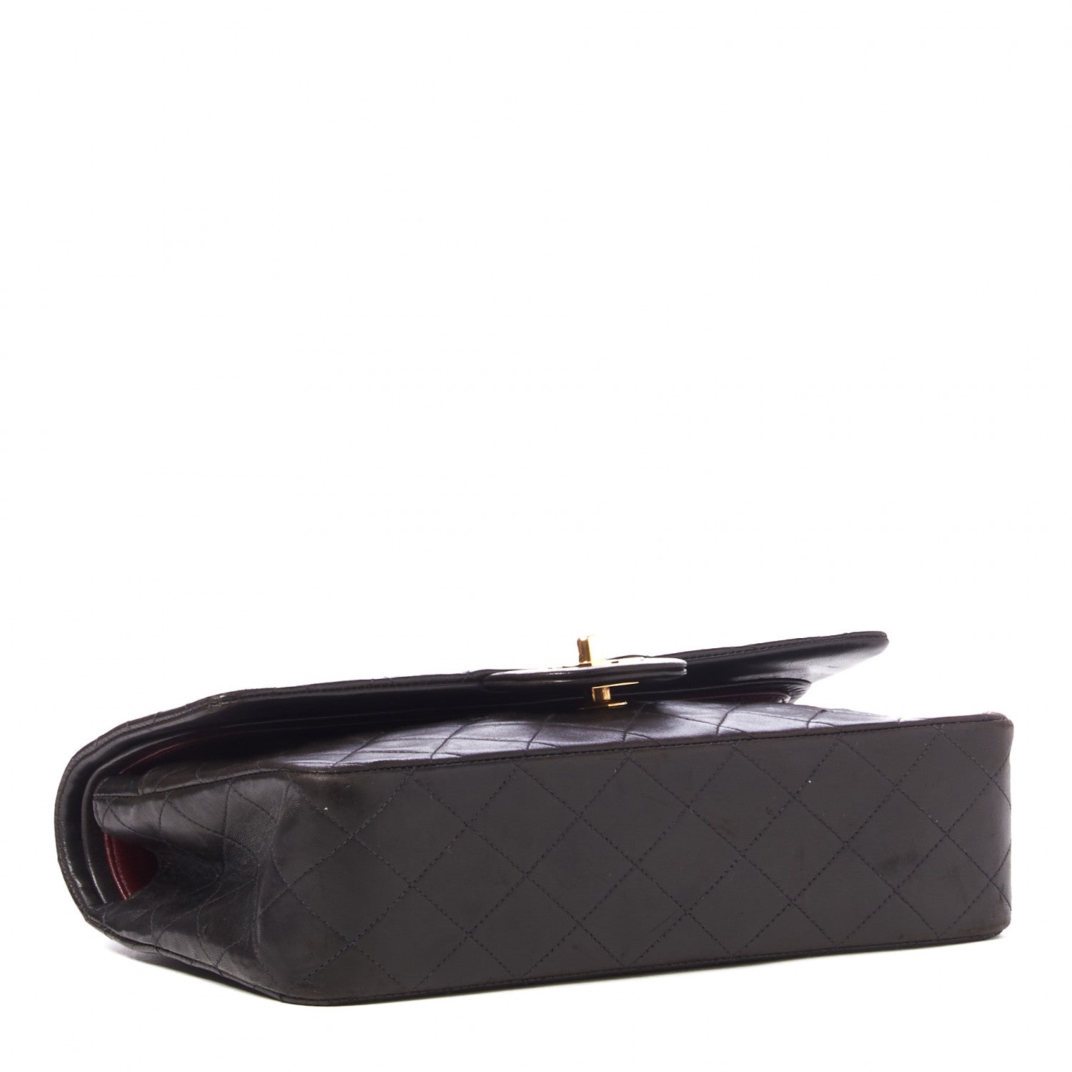Chanel Lambskin Quilted Medium Double Flap Black 3 of 10