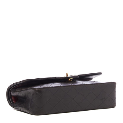 Chanel Lambskin Quilted Medium Double Flap Black 3 of 10