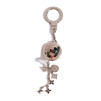 Louis Vuitton Disco Ball Key Ring Silver 1 of 3