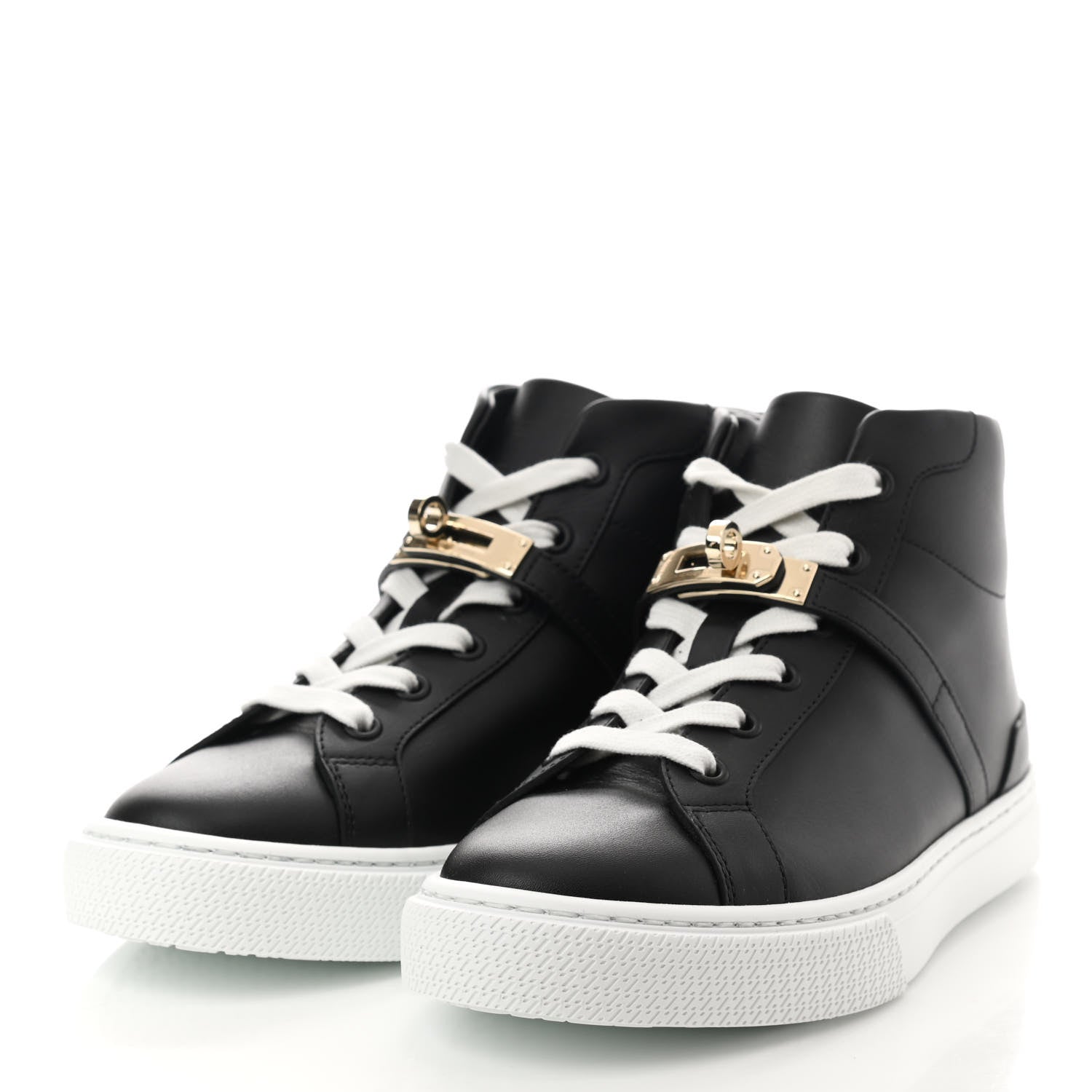 Hermes Calfskin Womens Daydream Sneakers 35 Black 3 of 10