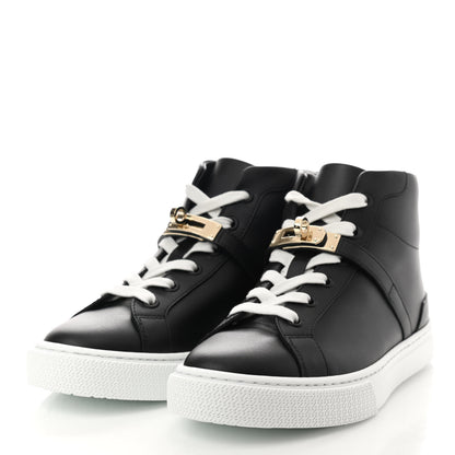 Hermes Calfskin Womens Daydream Sneakers 35 Black 3 of 10