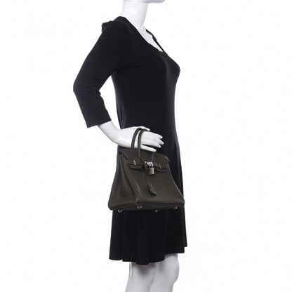 Hermes Togo Birkin 25 Vert De Gris 2 of 10