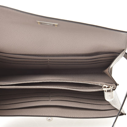 Hermes Epsom Kelly Longue Wallet Gris Asphalte 5 of 8