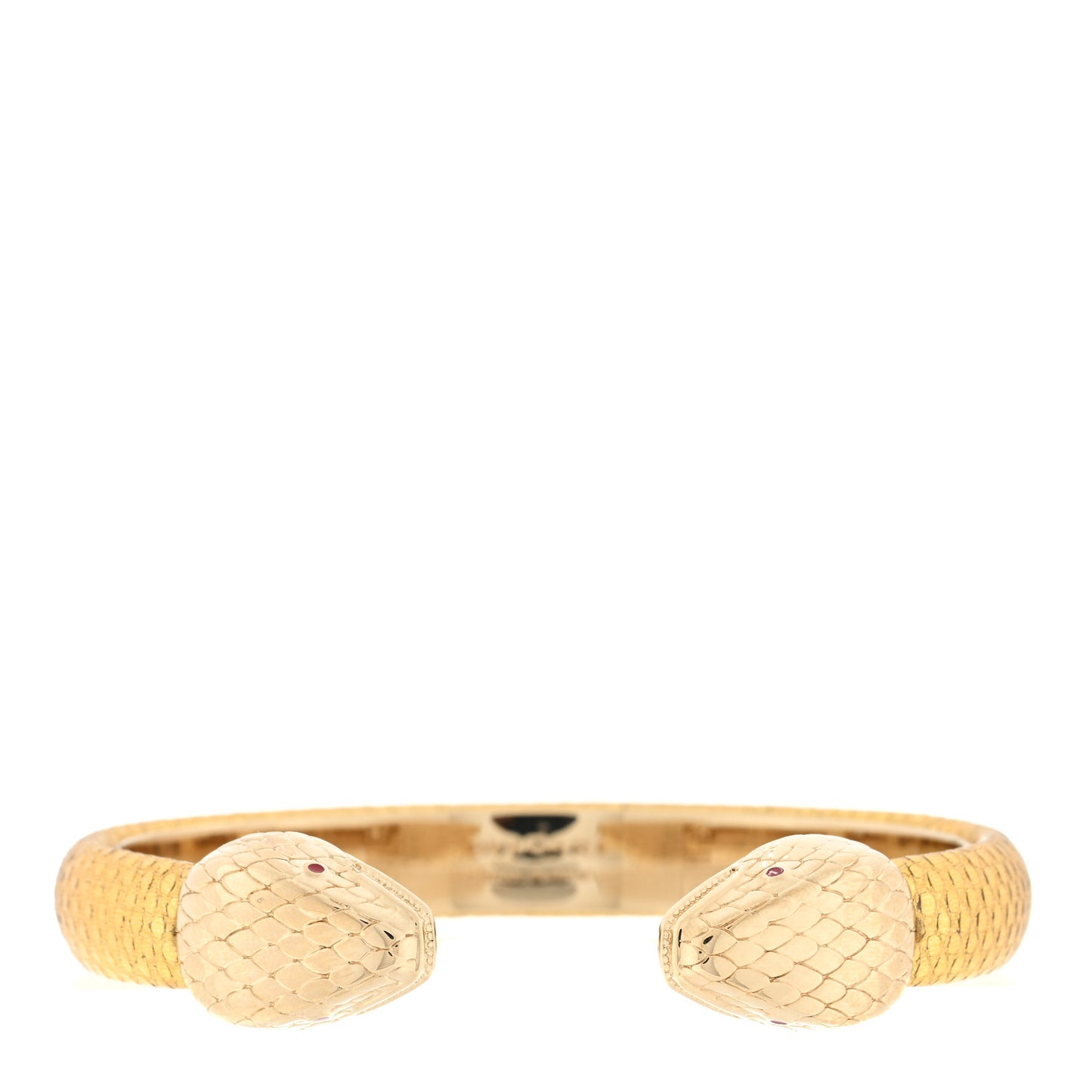 Metallic Karung Serpenti Forever Bracelet Gold