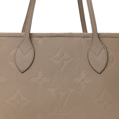 Louis Vuitton Empreinte Monogram Giant Neverfull MM Tourterelle 7 of 9