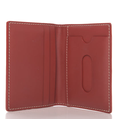 Goyard Goyardine Saint Marc Card Holder Red 5 of 6