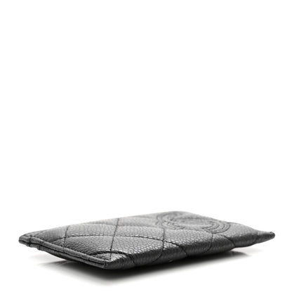 Chanel Caviar CC Card Holder Black 4 of 9