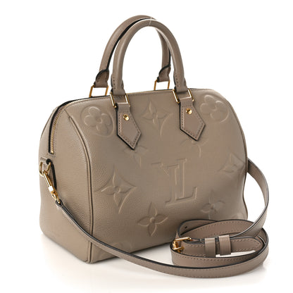 Louis Vuitton Empreinte Monogram Giant Speedy Bandouliere 25 Tourterelle 3 of 9