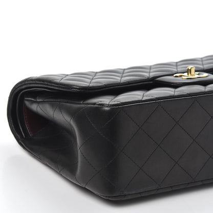 Chanel Lambskin Quilted Jumbo Double Flap Black 5 of 9
