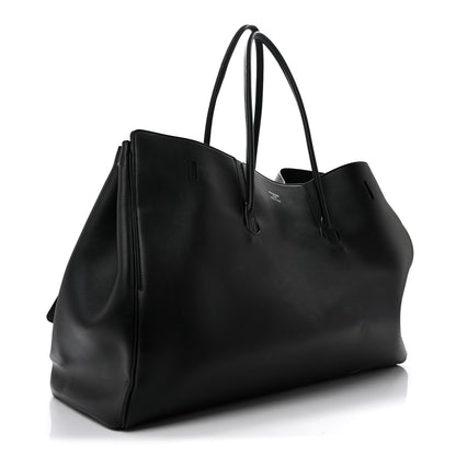 Balenciaga Smooth Calfskin XL Bel Air Carry All Bag Black 3 of 12