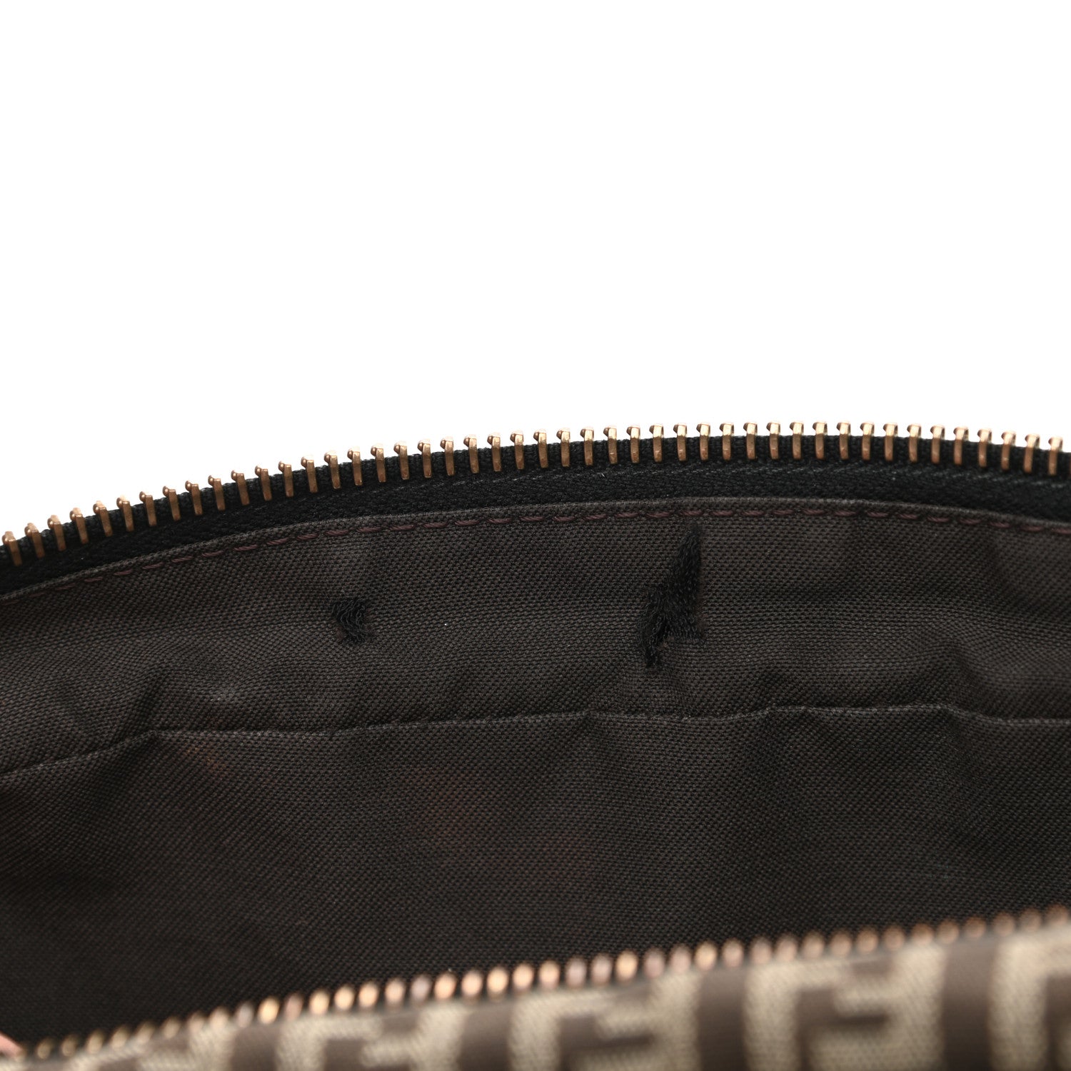 Fendi Zucchino Vitello Crossbody Black White 11 of 17