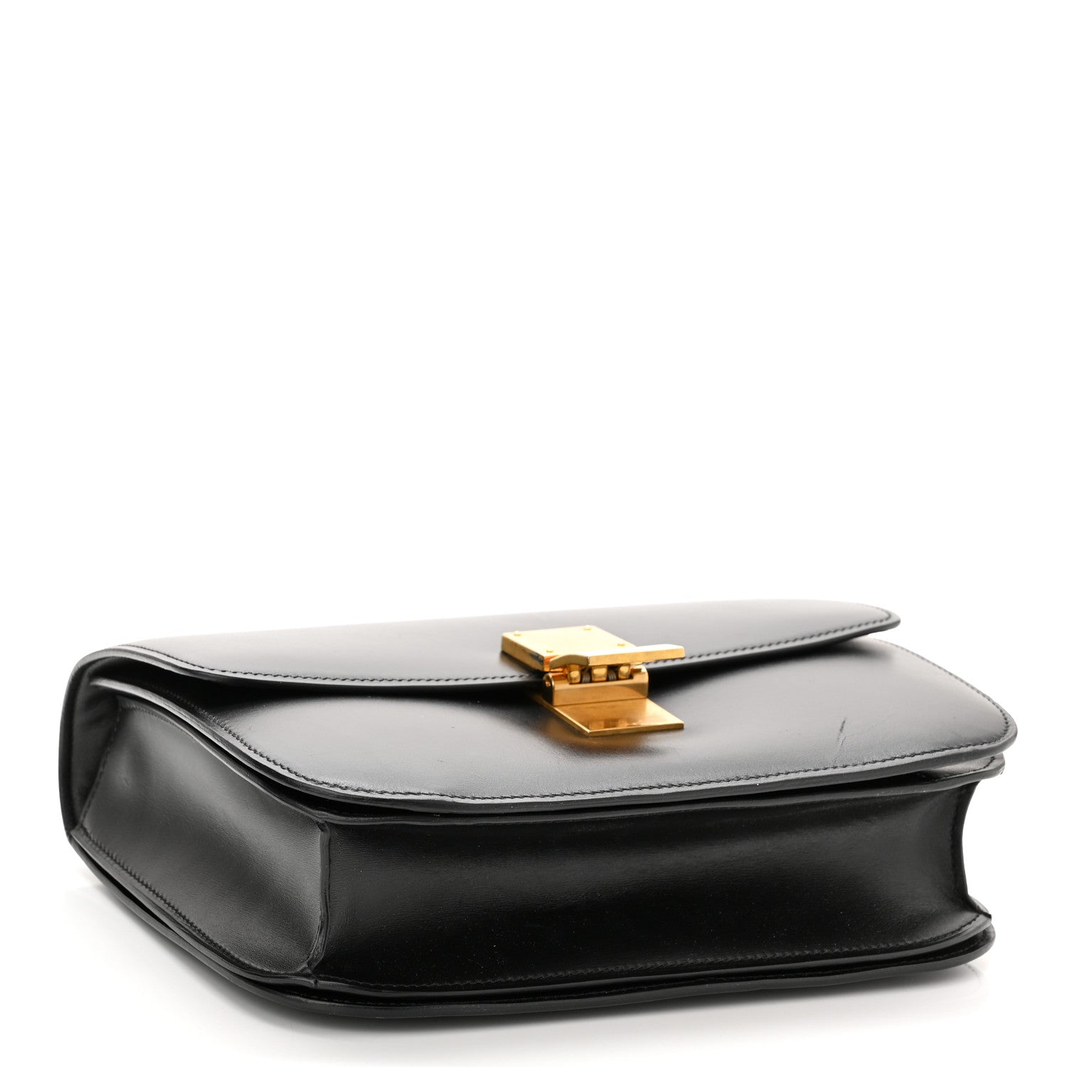 Celine Box Calfskin Medium Classic Box Flap Bag Black 4 of 11