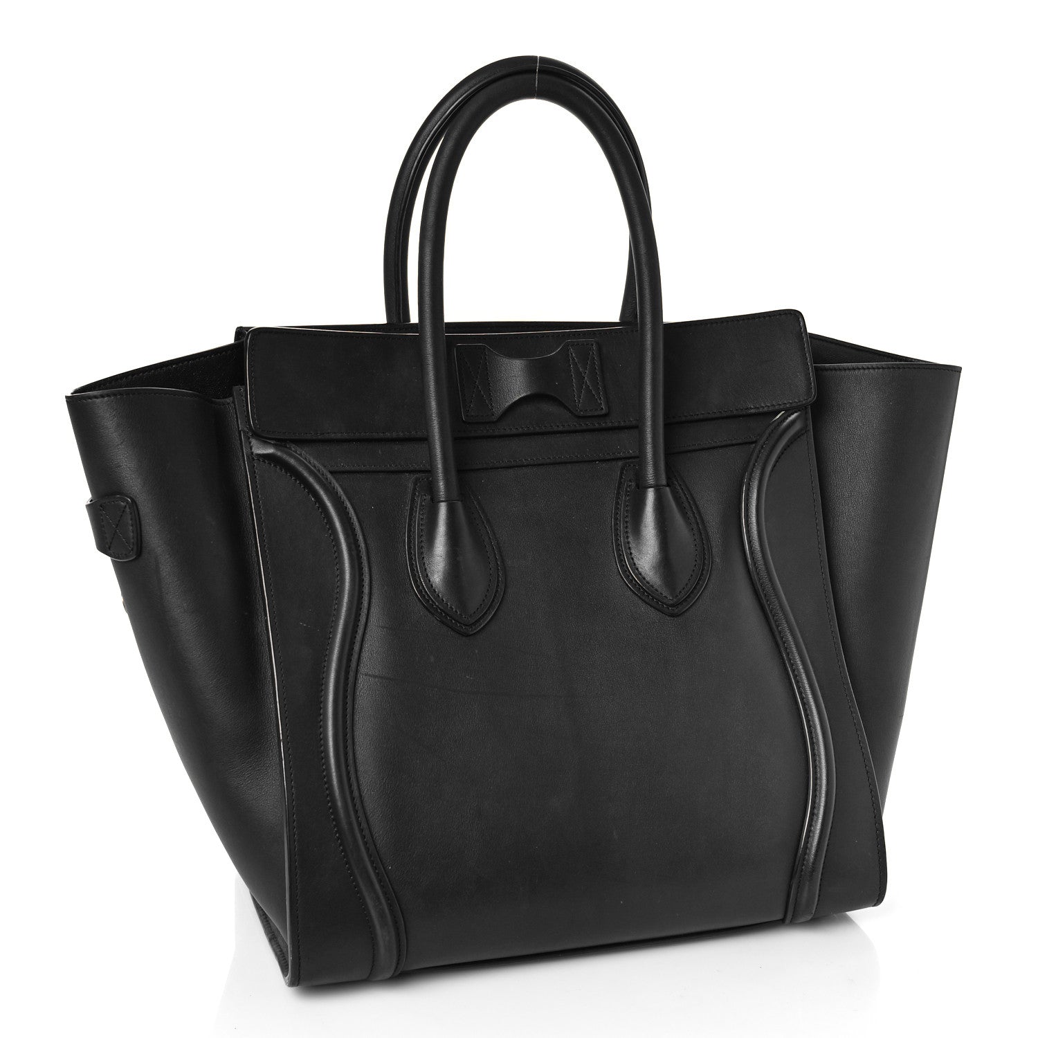 Celine Smooth Calfskin Mini Luggage Black 3 of 13