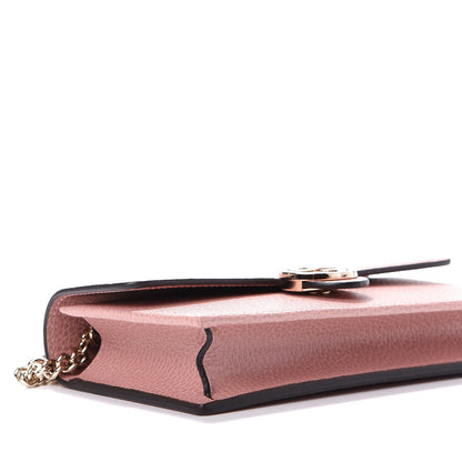 Gucci Dollar Calfskin Interlocking G Chain Wallet Soft Pink 7 of 10