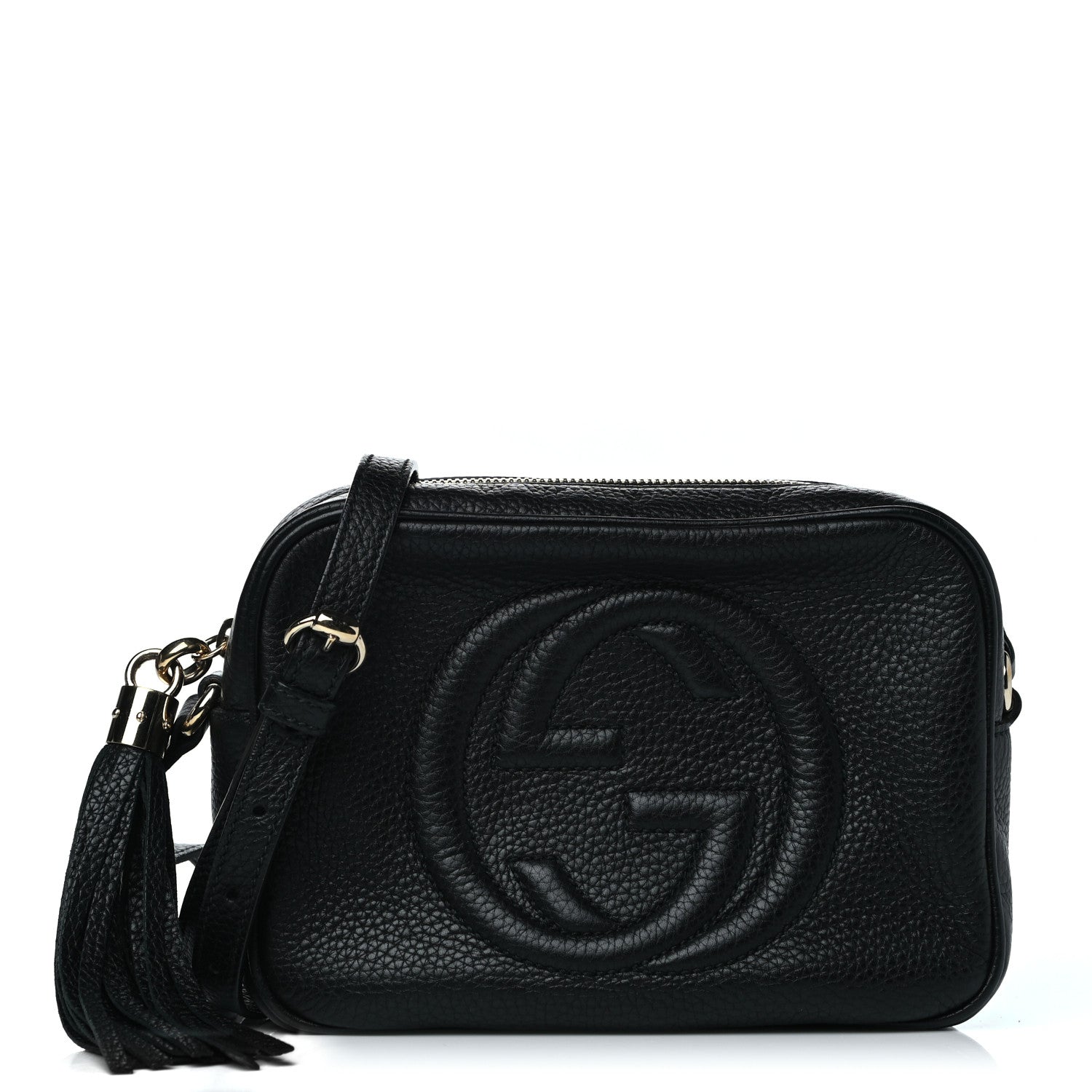 Gucci Pebbled Calfskin Small Soho Disco Bag Black 1 of 16