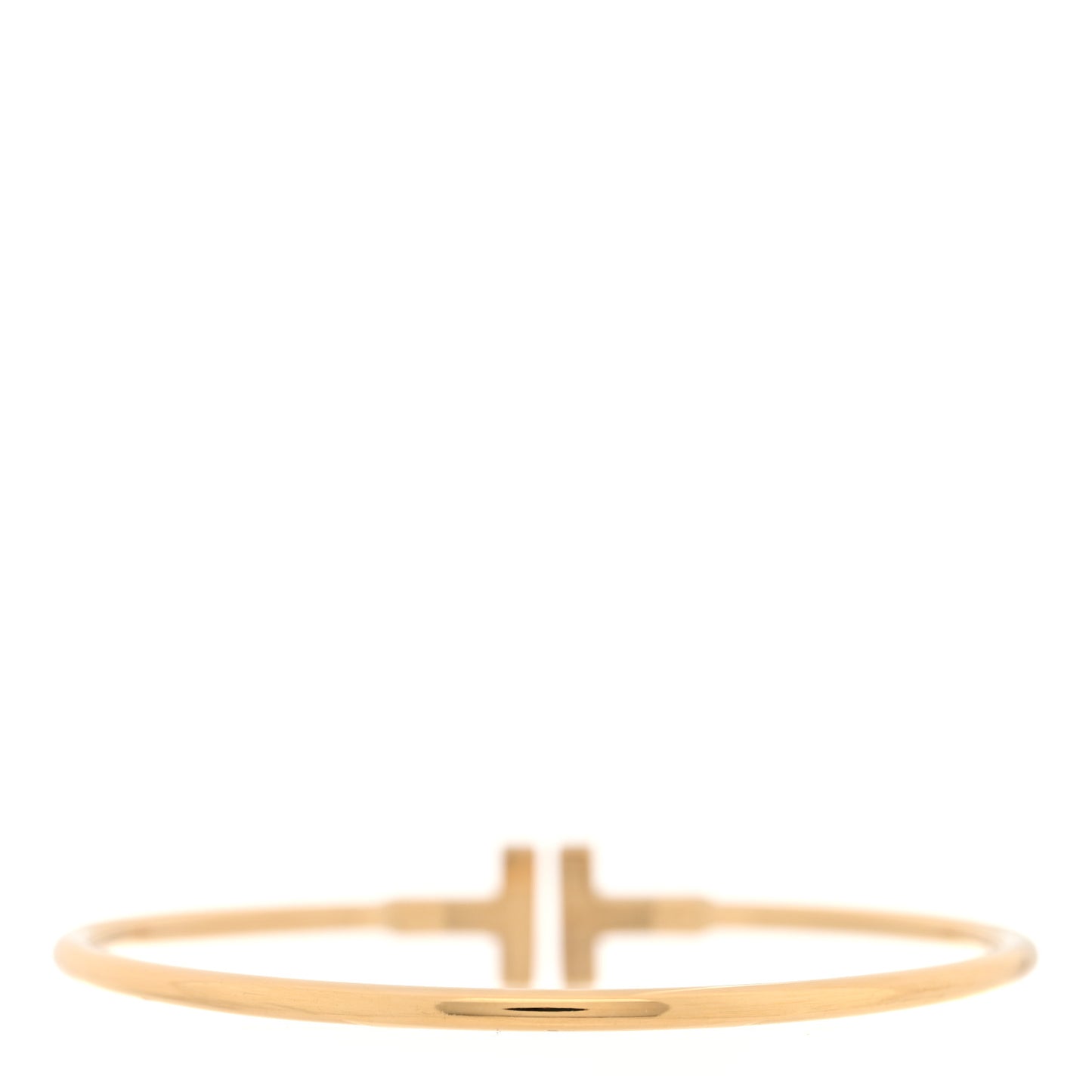 18K Yellow Gold T Wire Bracelet
