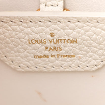 Louis Vuitton Taurillon Capucines BB Blanc Casse 7 of 12