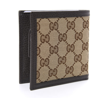 Gucci Monogram Bi-Fold Wallet Dark Brown 2 of 7