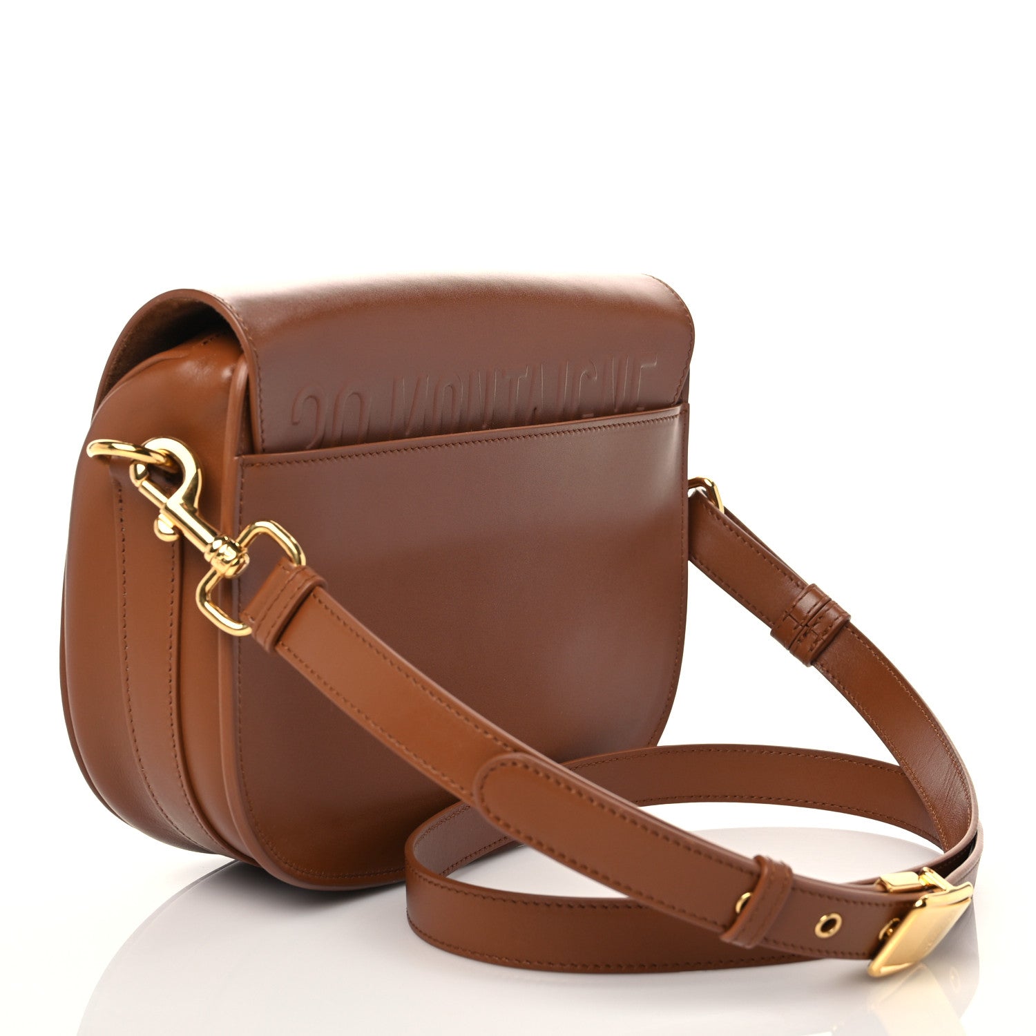 Christian Dior Box Calfskin Medium Bobby Flap Dark Tan 3 of 9