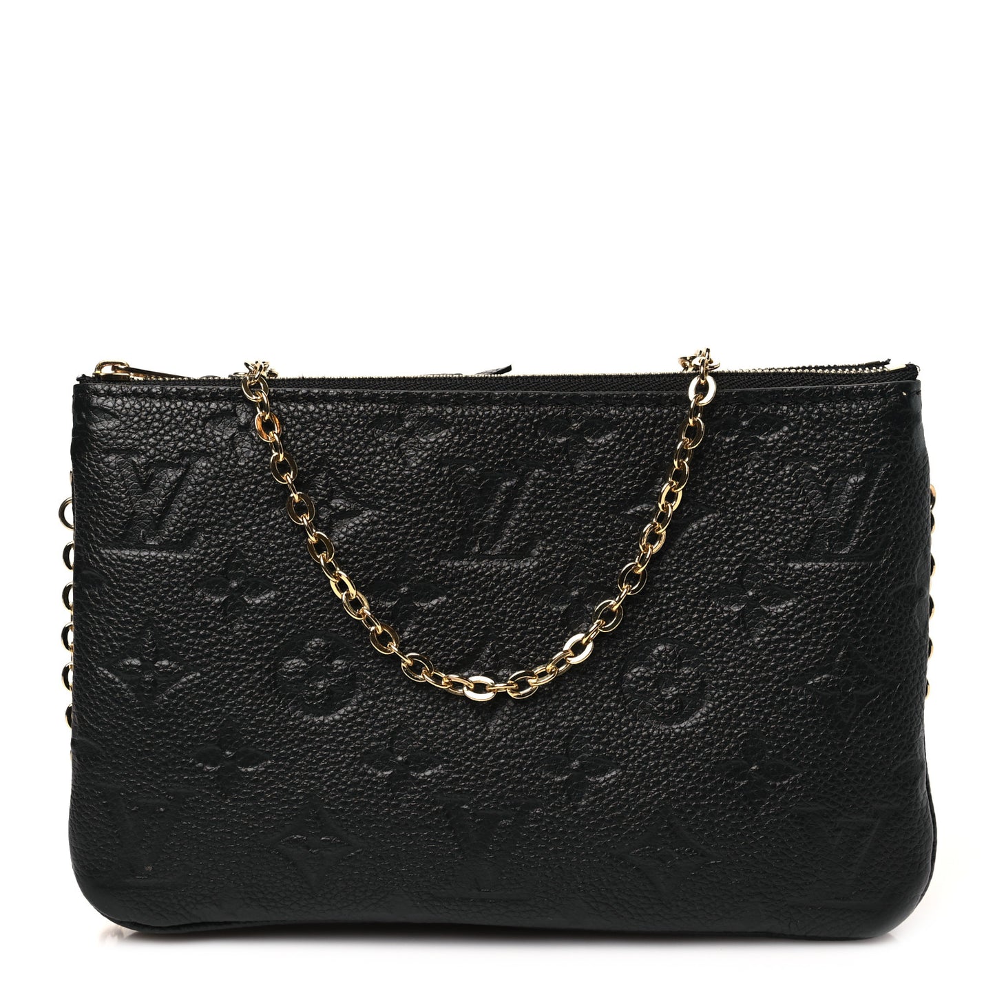 Empreinte Double Zip Pochette Black