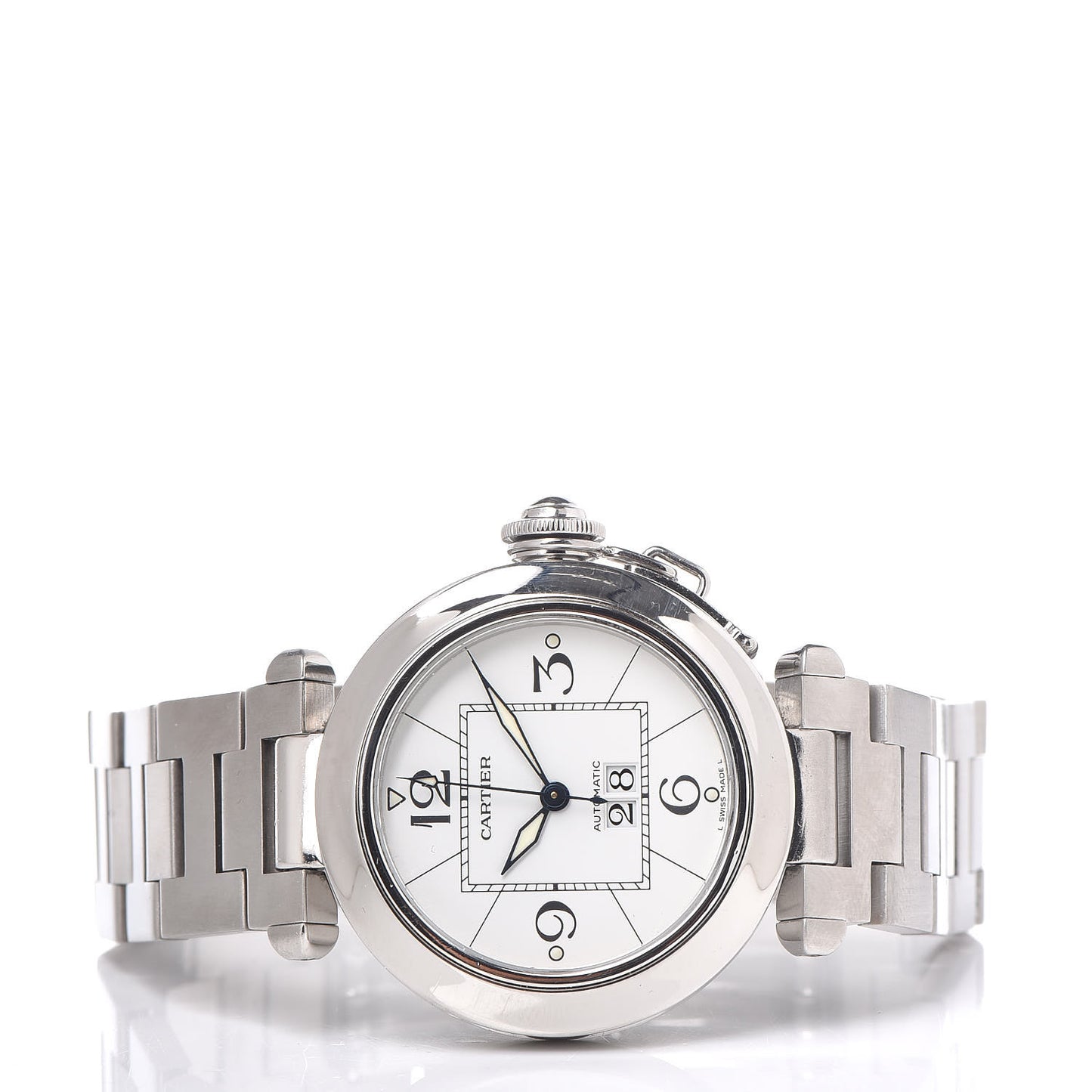 Stainless Steel 35mm Pasha C Big Date Automatic Watch