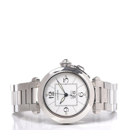 Cartier Stainless Steel 35mm Pasha C Big Date Automatic Watch 3 of 8