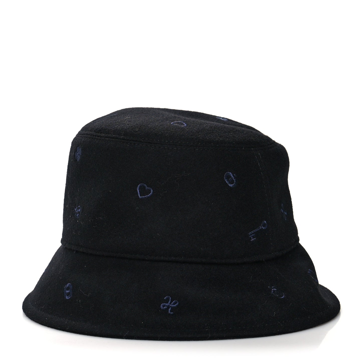 Cashmere Debbie Charms Bucket Hat 56 Black