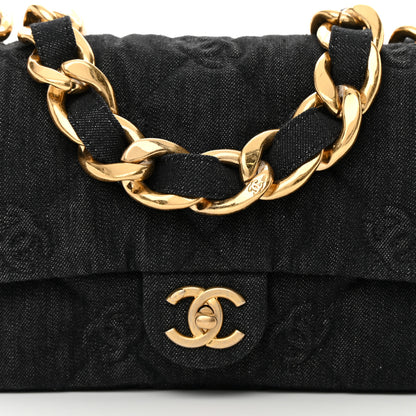 Chanel Denim Quilted Medium Funky Town Flap Black 8 of 11