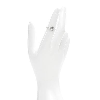 Tiffany Platinum Diamond Enchant Garden Flower Ring 50 5.5 2 of 6