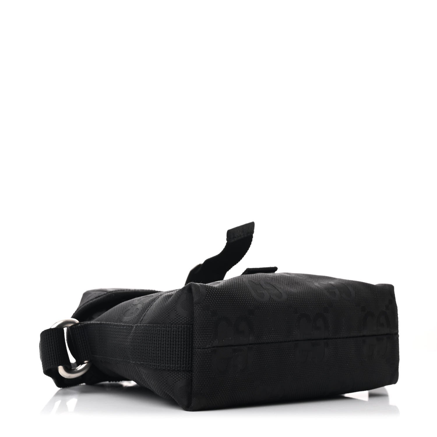 Gucci Econyl Nylon Monogram Off The Grid Messenger Bag Black 4 of 10