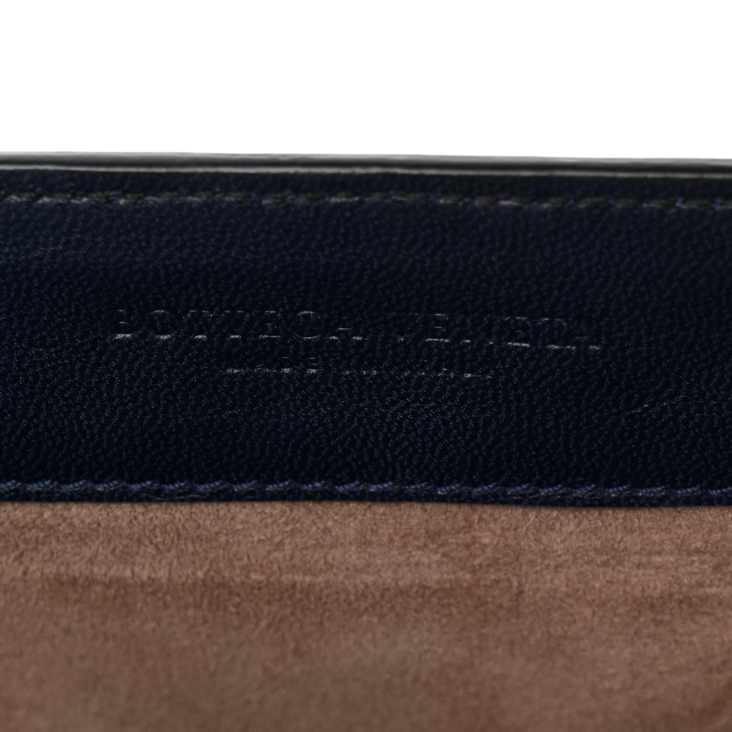 French Calfskin Intrecciato City Knot Bag Sapphire