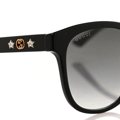Gucci Round Frame Star Sunglasses GG0232SK Black 7 of 8