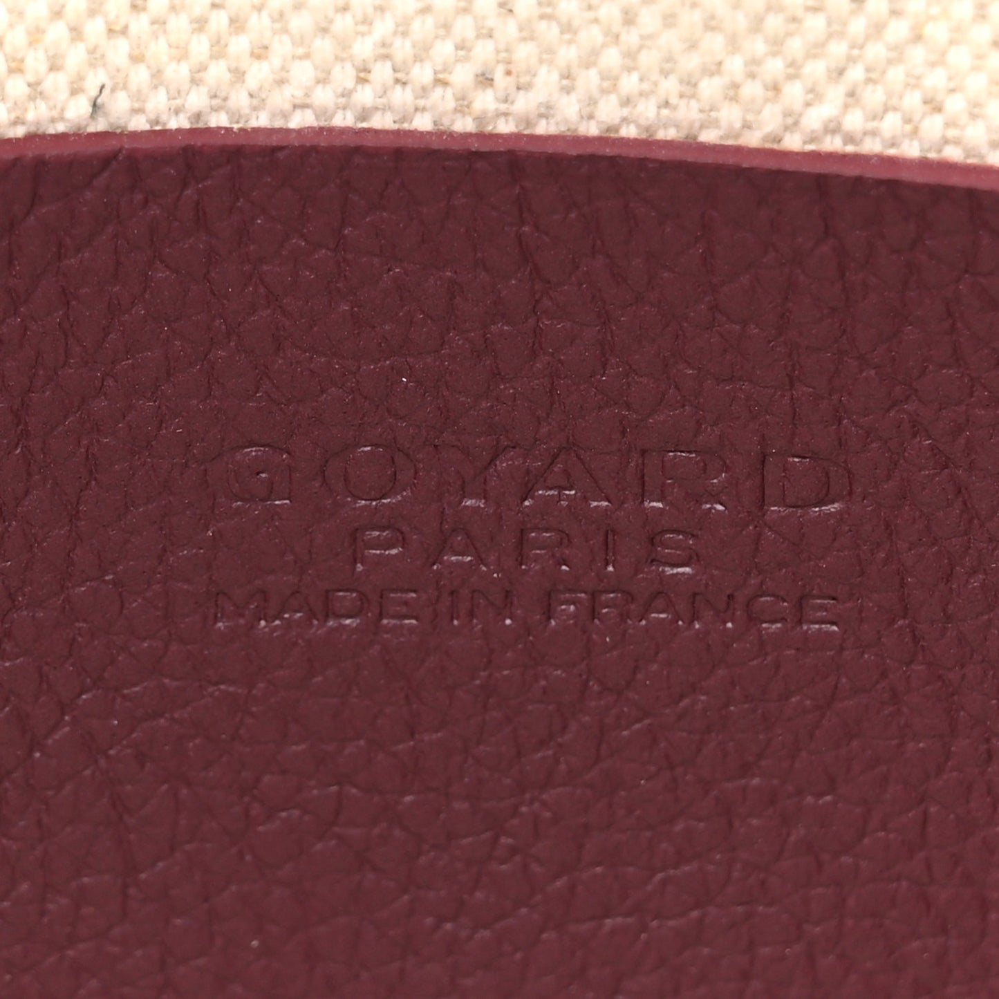 Goyardine Plumet Wallet Clutch Burgundy