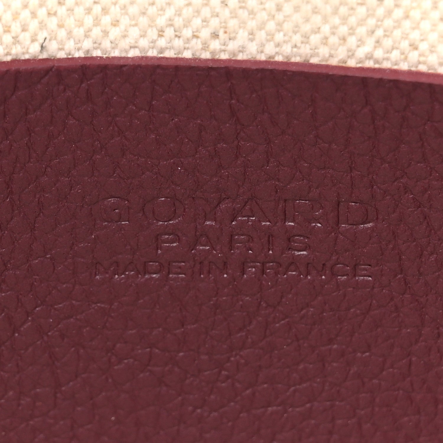 Goyard Goyardine Plumet Wallet Clutch Burgundy 8 of 11