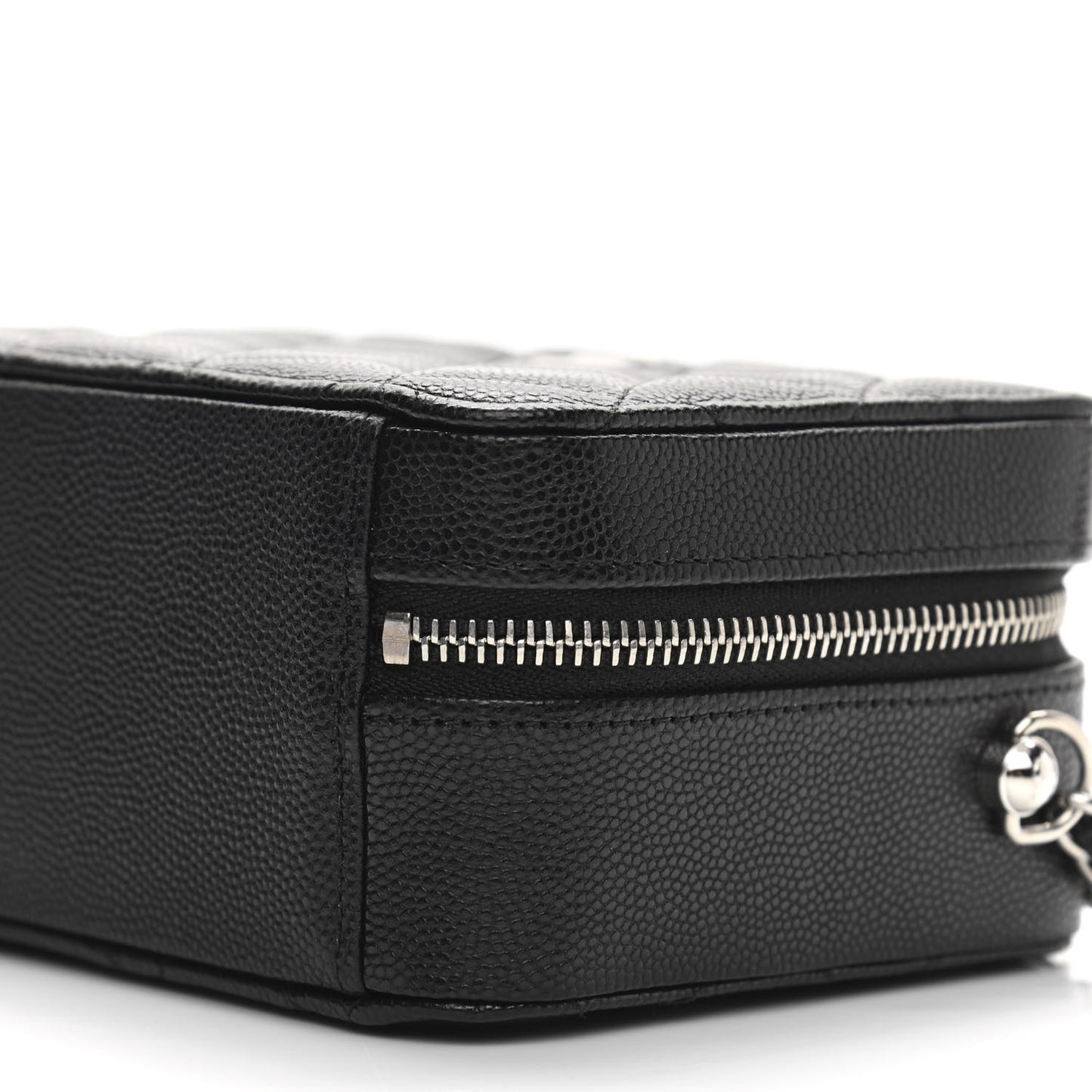 Caviar Quilted Camera Bag Black