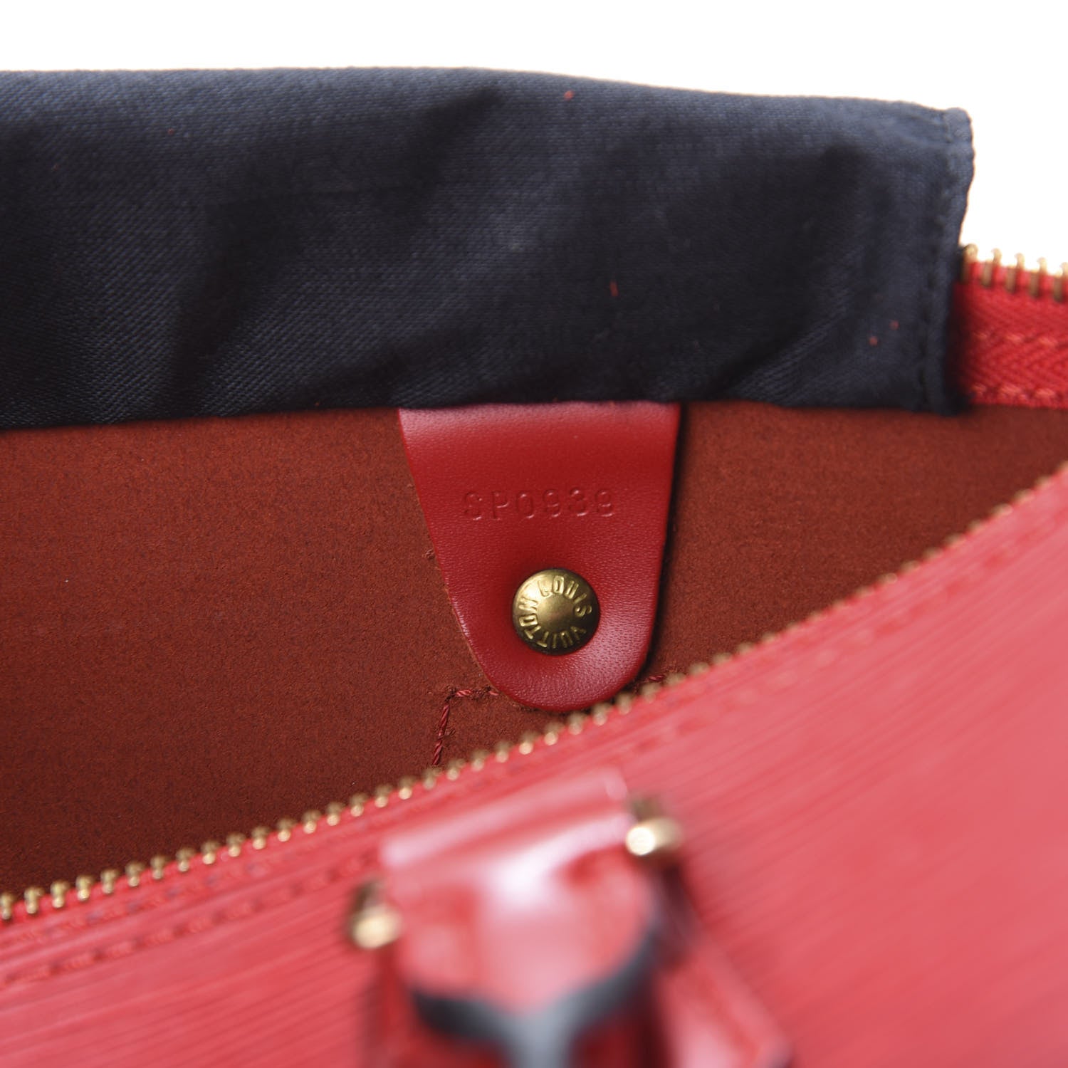 Louis Vuitton Epi Speedy 25 Castillan Red 9 of 11