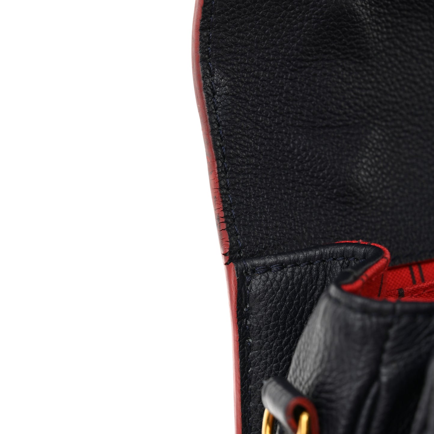 Empreinte Pochette Metis Marine Rouge