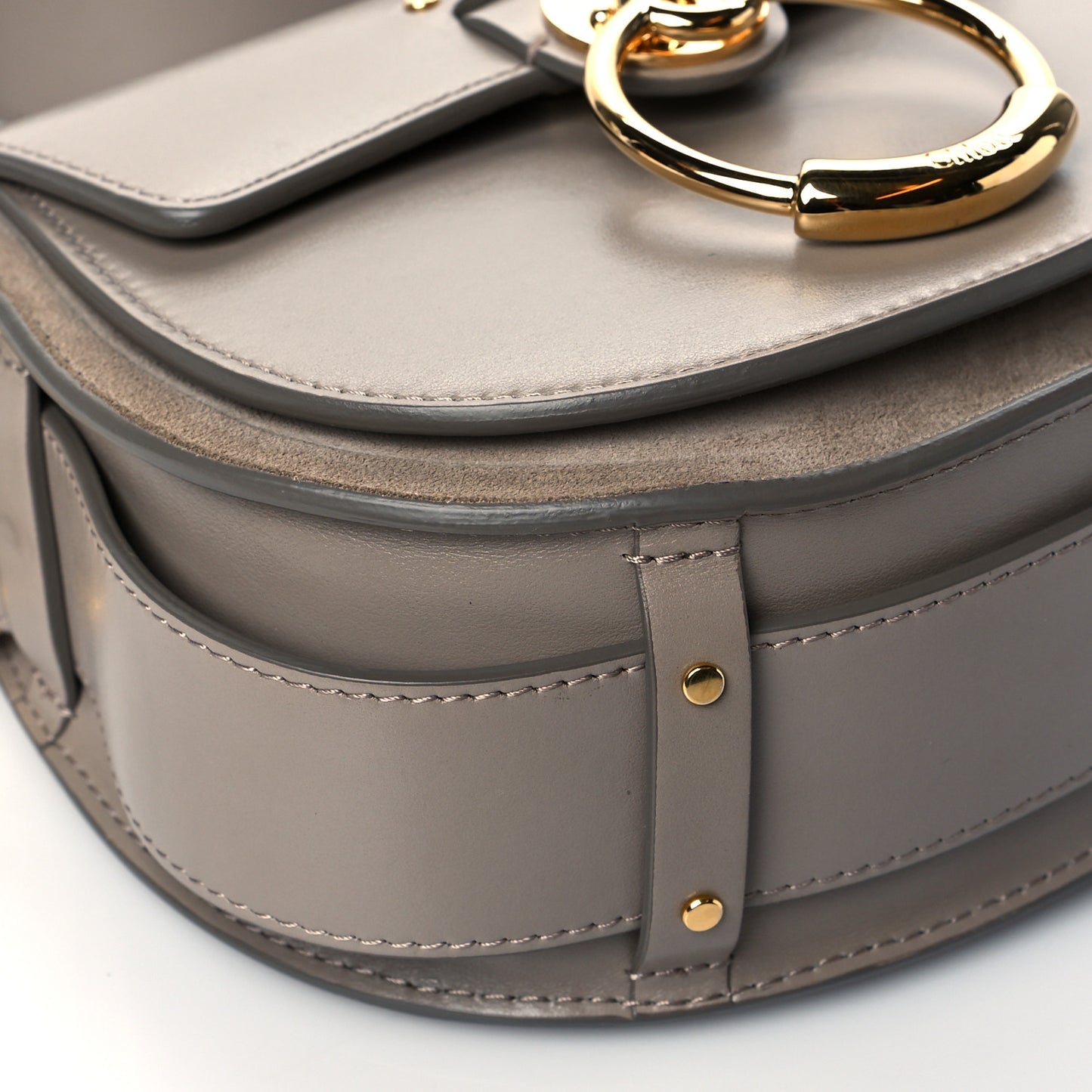 Calfskin Small Tess Bag Motty Grey