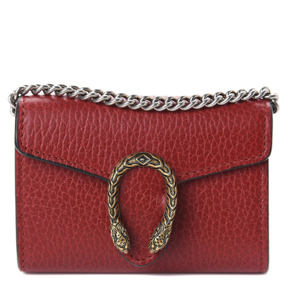 Gucci Calfskin Dionysus Coin Purse Hibiscus Red 1 of 10