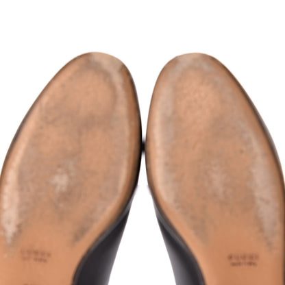 Gucci Calfskin Womens Princetown Slippers 34.5 Black 10 of 13