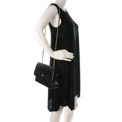 Chanel Lambskin Quilted Medium Single Flap Black 3 of 10