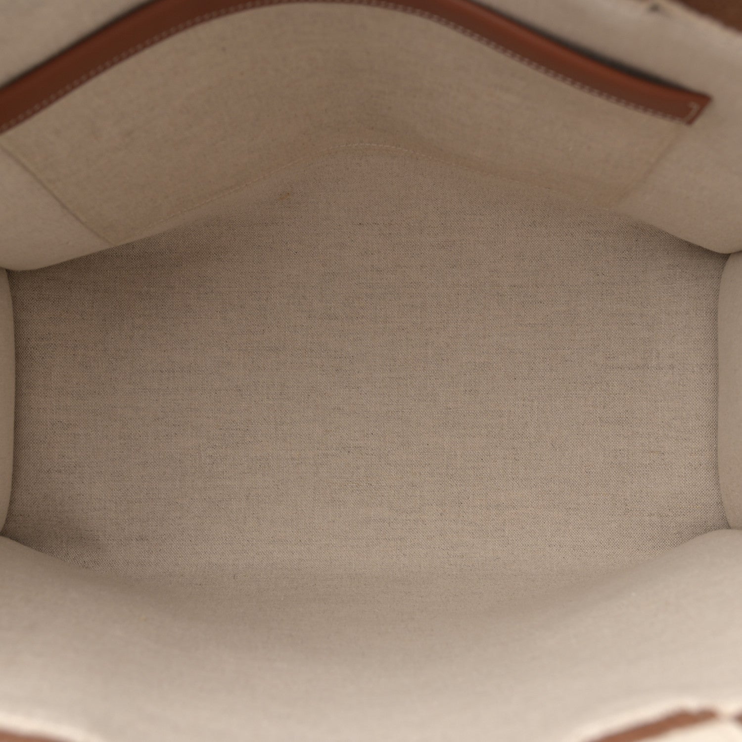 Celine Jacquard Striped Large Cabas Thais White Brown 5 of 12